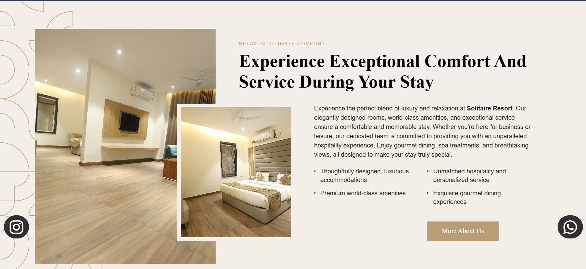 Solitaire Resort Website